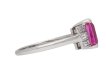 Art Deco pink sapphire and diamond ring berganza hatton garden