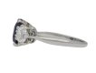 Antique sapphire diamond three stone ring berganza hatton garden