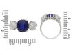 Antique sapphire diamond three stone ring berganza hatton garden
