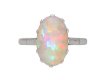 Vintage opal solitaire ring berganza hatton garden