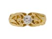 Art Nouveau diamond solitaire ring berganza hatton garden