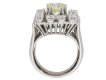 Vintage diamond cluster cocktail ring berganza hatton garden