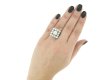 Vintage diamond cluster cocktail ring berganza hatton garden