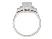 Art Deco Step Cut Diamond Ring berganza hatton garden