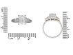 Art Deco Step Cut Diamond Ring berganza hatton garden