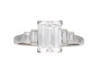 Art Deco Step Cut Diamond Ring berganza hatton gardenArt Deco Step Cut Diamond Ring berganza hatton garden