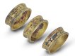 Post Medieval silver gilt ring, circa 15th 17th century. 