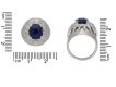 Vintage sapphire and diamond bombé ring berganza hatton gardenVintage sapphire and diamond bombé ring berganza hatton garden