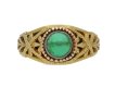 Belle Époque cabochon emerald ring berganza hatton garden