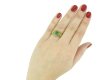 Belle Époque cabochon emerald ring berganza hatton garden