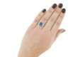 Edwardian Ceylon sapphire and diamond ring berganza hatton garden