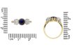 Burmese sapphire diamond three stone ring berganza hatton garden
