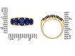 Victorian sapphire five stone ring berganza hatton garden