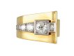 Diamond cocktail ring, French, circa 1940.