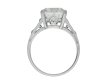 Art Deco Asscher cut diamond ring hatton garden