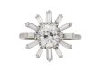 Vintage diamond coronet cluster ring berganza hatton garden
