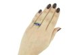 Victorian Burmese sapphire five stone ring hatton garden berganza