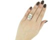 Art Deco fancy coloured diamond ring, berganza hatton garden