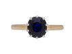 Burmese sapphire solitaire ring berganza hatton garden