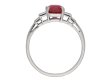 Art Deco Burmese Red Spinel Diamond Ring berganza hatton garden