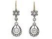 Victorian diamond drop earrings berganza hatton garden