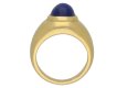 Monture Cartier Burmese sapphire ring berganza hatton garden