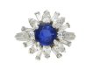 Vintage Burmese sapphire diamond ring berganza hatton garden