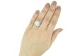 Art Deco diamond cluster ring berganza hatton garden