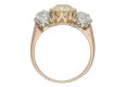 Edwardian fancy yellow diamond ring berganza hatton garden