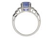 Art Deco Ceylon sapphire and diamond ring, berganza hatton garden