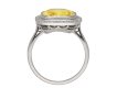 Ceylon yellow sapphire and diamond ring berganza hatton garden