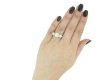 Art Deco three stone diamond ring berganza hatton garden