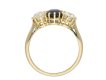 Burmese sapphire diamond three stone ring berganza hatton garden