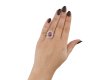 Edwardian pink star sapphire cluster ring berganza hatton garden