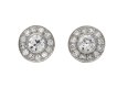Art Deco diamond cluster earrings, berganza hatton garden