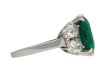 Boucheron Colombian emerald diamond ring berganza hatton garden
