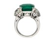 Boucheron Colombian emerald diamond ring berganza hatton garden