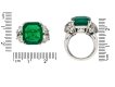 Boucheron Colombian emerald diamond ring berganza hatton garden