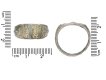 Post Medieval silver iconographic ring berganza hatton garden