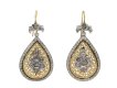 Victorian rose cut diamond drop earrings berganza hatton garden