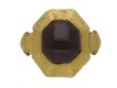 Medieval garnet cabochon ring berganza hatton garden