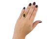 Medieval garnet cabochon ring berganza hatton garden