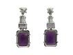 Vintage amethyst and diamond drop earring hatton garden berganza