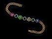 Victorian diamond and gemstone bracelet, English, circa 1890.