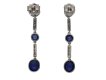 Edwardian sapphire and diamond earrings berganza hatton garden
