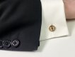 Boucheron gold and sapphire cufflinks berganza hatton garden