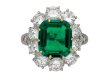 Van Cleef & Arpels emerald diamond ring berganza hatton garden