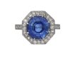 Ceylon sapphire and diamond ring berganza hatton garden