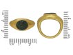 Ancient Roman gold ring with Minerva intaglio hatton garden