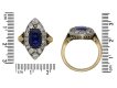 Victorian Ceylon sapphire and diamond ring berganza hatton garden